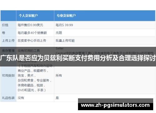 广东队是否应为贝兹利买断支付费用分析及合理选择探讨